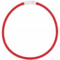 Šviečiantis LED antkaklis šunims, silikoninis, 70 cm