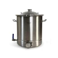 Katilas LUX 36x40 40L dangtis kupolo formos 2", dvigubas dugnas