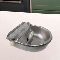 Karvių automatinis metalinis girdyklos dubuo, 26x25x10 cm
