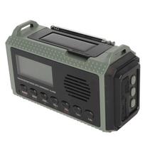 Avarinis radijas FM AM SW WX 10000 mAh saulės įkrovimo nešiojamas LCD skaitmeninis ekranas rankinio švaistiklio radijas lauke