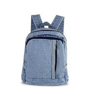 Moteriška džinsinė mini kuprinė, 6 kišenės