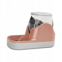 Gyvūnų girdykla ir šėrykla, automatinė, didelės talpos, rožinė