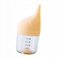 Šuniukų ir kačiukų maitinimo buteliukas, geltonas, 20 ml