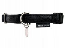 Šuns antkaklis ZOLUX MacLeather, juodas, 25 mm