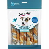 Šunų skanėstai Dokas, jautienos ir žuvies oda su vištienos filė, 170 g