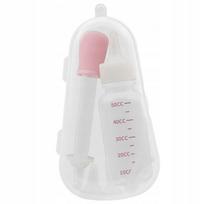 Mažų gyvūnų pieno šėrimo buteliukas, 50 ml, rožinis
