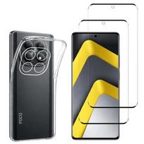Xiaomi Poco M8 PRO 5G dėklas ir 2 grūdinto stiklo ekranui apsaugoti Phonillico®