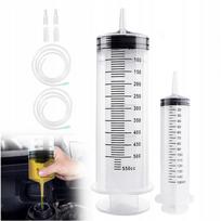 Švirkštų rinkinys gyvūnų maitinimui ir skysčių pašalinimui, 150 ml ir 550 ml