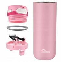 Termo puodelis Majestic Nord 420 ml kelioninis, automobilinis, rožinis