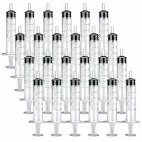 Plastikiniai švirkštai be adatos, 5 ml, 24 vnt.