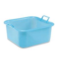Plastikinis stačiakampis vandens bakas 10 l su rankenomis, 33 x 31 x 16 cm, mėlynas, LLDPE
