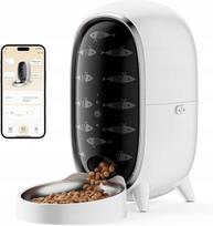 Automatinė šėrykla DUDUPET 3L su WiFi, 15 porcijų per dieną, pingvino dizainas