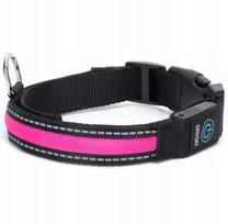 Šviečiantis LED antkaklis šunims, USB įkrovimas, 41–51 cm