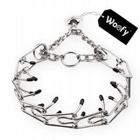 Metalinė plieninė šuns antkaklio grandinė WOOFY, XXL (55–65 cm)
