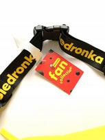 Dviratininko juosmens krepšys "biedronka" geltonas