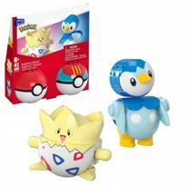MEGA Pokémon 2 dalių rinkinys Poké Ball + figūrėlės | Mattel | 41 el. | 6+ | Originalus