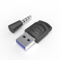 „Bluetooth“ garso adapteris, belaidis ausinių imtuvas, skirtas PS5 / PS4 žaidimų konsolės kompiuterio ausinės USB Bluetooth 5.0 adapteris 2 viename