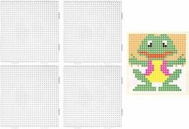 5 mm midi pagrindas karoliukams lyginti, 4x kvadratinis, daugiaspalvis skaidrus, atskirai ir gali būti naudojamas kaip vienas paviršius - vieno dydžio 14,5 x 14,5 (4 plokštelės sudaro 29 cm) suderinamas su Hama karoliukais