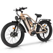 Elektrinis dviratis Philodo Jumbo 26", rudas