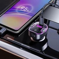 FM Bluetooth siųstuvas - XO - Juodas - USB įkroviklis - Bluetooth 5.3 - Prakaitas laisvų rankų funkcija