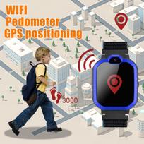 Išmanusis laikrodis Išmanusis laikrodis vaikams, Vaikų telefono laikrodis su GPS sekikliu, SOS balso ir vaizdo pokalbių skambučių WiFi Bluetooth muzikos žingsniamatis, vaikiškas išmanusis laikrodis, skirtas 4–12 berniukų mergaitėms