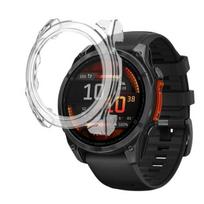 Coque suderinama su Garmin Fenix 8 47mm - Kieta apsauga, skaidrus dėklas su grūdintu stiklu Phonillico®