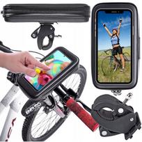 Vandeniui atsparus telefono laikiklis dviračiui/motociklui, pasukamas 360°