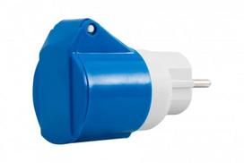 Stovyklavietės adapteris - 230V Uni-plug, 16A/3P lizdas IP44, Stovyklavietės adapteris - 230V Uni-plug, 16A/3P lizdas IP44