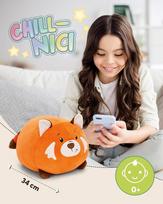 Nici 61697 minkštas žaislas tingus raudonoji panda 30 x 34 cm - oranžinis - minkštas pliušinis žaislas - mielas pliušinis žaislas apkabinimui ir žaidimui, vaikams ir suaugusiems, puiki dovanos idėja