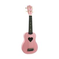 Vaikiška gitara, muzikinis žaislas Montessori, muzikinis žaislas, rožinis mini ukulele
