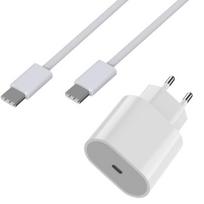 Greitas Įkroviklis 20W + USB-C USB-C 1 metrų laidas iPhone 15 - 15 PLUS - 15 PRO - 15 PRO MAX Phonillico®