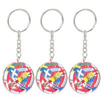 3 Vnt. Dovanos Birių Kuprinių Futbolo Raktų Pakabukų Futbolo Klubas „Keychain“ Futbolo Gerbėjų Dovanos Futbolo Kamuolio Raktų Pakabukų Futbolo Varžybų Suvenyras