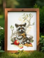Riolis 2033 Minkštas saldus dantis - Kryželių siuvinėjimo rinkinys 21x30 cm