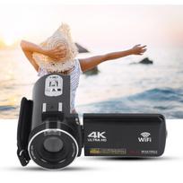 Skaitmeninis fotoaparatas 4K Ultra HD skaitmeninė vaizdo kamera WIFI 3 colių IPS spalvotas jutiklinis ekranas 18x skaitmeninis priartinimas kompiuterio kamera Vaizdo įrašymas fotografija fotoaparatas nešiojamas DV