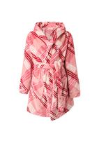 Juicy Couture Trumpas vonios chalatas 'LOTTIE' rožių spalva / šviesiai rožinė / tamsiai rožinė / balta