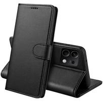 Juodasis dėklas Xiaomi Redmi Note 13 5G - Piniginė su magnetiniu užsegimu, kortelių laikymas Phonillico®