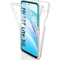 Xiaomi MI 10T LITE 5G užvalkalas - Silikoninė skaidri viso kūno dėklas, 2 dalių priekis ir galas, Phonillico®