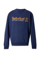TIMBERLAND Megztinis be užsegimo tamsiai mėlyna / karamelės / balta