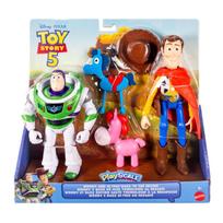 Toy Story 5 Šiurkštusis ir Bazas Astralas Hi-Tech figūrėlių rinkinys Mattel Disney 3+, uniwersalny