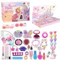 Advento kalendoriaus makiažas – makiažo rinkinys – 2024 m. Kalėdų kalendorius įvairiaspalvis