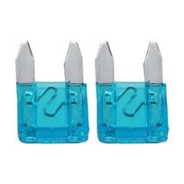 15A 15 amp automatinis automatinis motociklas mini saugiklių mentės mėlyna 120vnt