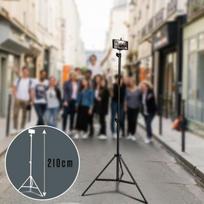 Stovas Trikojis išmaniajam telefonui ir fotoaparatui Reguliuojamas nuo 72 cm iki 210 cm - LINQ - lengvas ir paprastas naudoti
