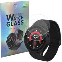 Grūdintas stiklas Samsung Galaxy Watch 5 Pro 45mm [2 vnt.] Ekrano apsaugos plėvelė laikrodžiui, atspari įbrėžimams Phonillico®