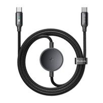 MCDODO INDUKCINIS ĮKROVIKLIS SAMSUNG GALAXY WATCH 2IN1 USB-C NEŠIOJAMOJO KOMPIUTERIO KABELIS