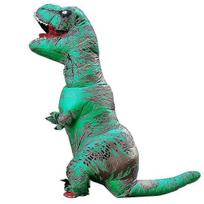 Karnaliai Pripučiami Dinozaurų Kostiumai, Kostiumas, Suknelė „T-Rex“ Anime Vakarėlis „Cosplay“ Karnavala, green_Kids 120-145cm