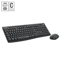 Keyboard and Mouse Kit Logitech MK295 Silent Wireless Combo - QWERTZ - Graphite