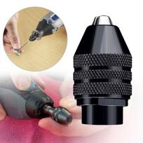 1 vnt. be rakto metalinio gręžimo griebtuvo pakaitalas 4486 rotaciniam įrankiui 0,4-3,4 mm, juodas