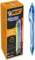 Gelinis rašiklis Bic Gel-Ocity Quick Dry, 4 spalvos, 12vnt