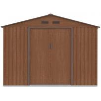 Metalinis įrankių namelis HUDSON 9x10 walnut