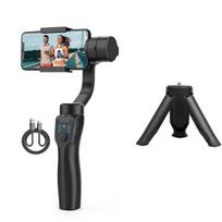 Telefono laikiklis Universalus F8 rankinis 3 ašių "Gimbal" telefono laikiklis "Anti Shake" vaizdo įrašymo stabilizatorius Mobilusis telefonas